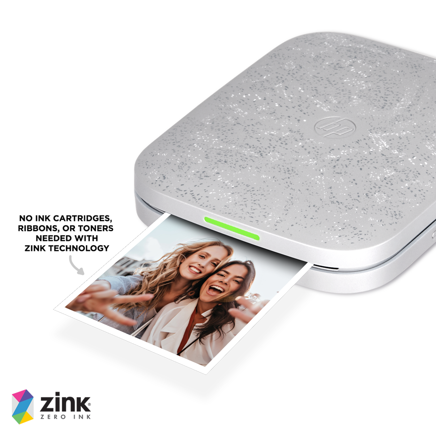 HP Sprocket 3.5 x 4.25 Zink Sticky backed Photo Paper 20 Pack