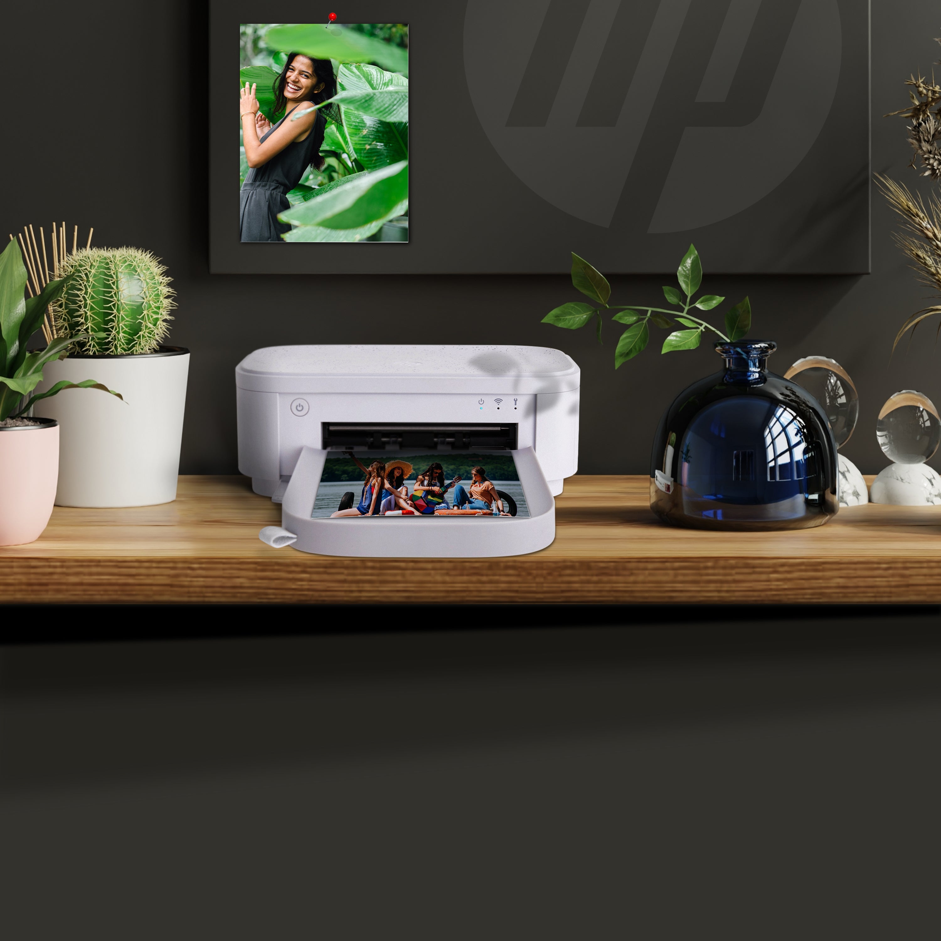 HP Sprocket Studio Plus Printer – Wirelessly Print Out Sticky-Backed 4